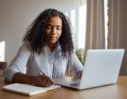 Training on the laptop